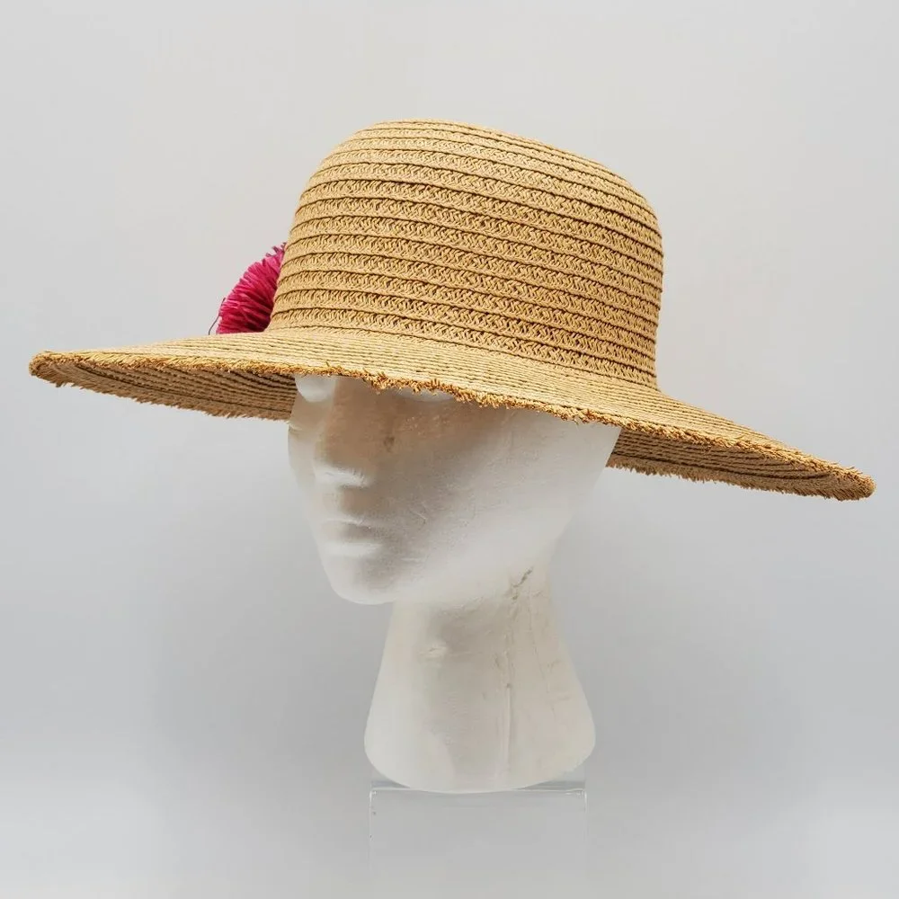 Sonoma Pom-Pom accent, Large Brim, Floppy Hat